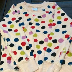 Hanna Andersson Colorful Polka Dot Sweatershirt
